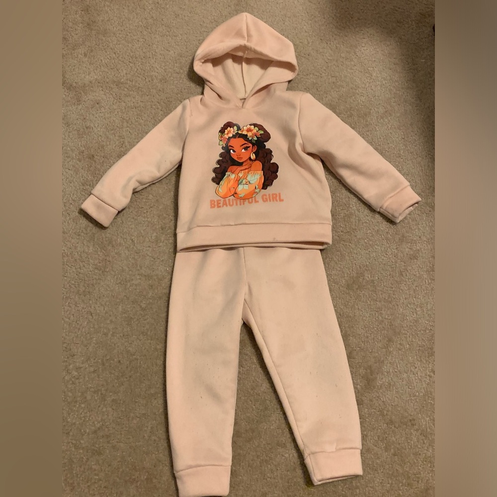 Beautiful Girl' Hoodie & Jogger Set